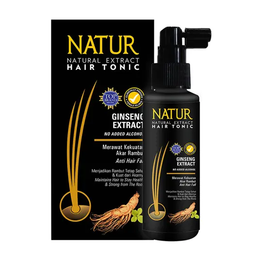 Natur Hair Tonic, Perawatan Rambut Lokal dengan Ekstrak Alami untuk Rambut Lebih Kuat dan Sehat