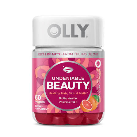 OLLY Undeniable Beauty, Suplemen Gummy untuk Rambut, Kulit, dan Kuku yang Lebih Sehat